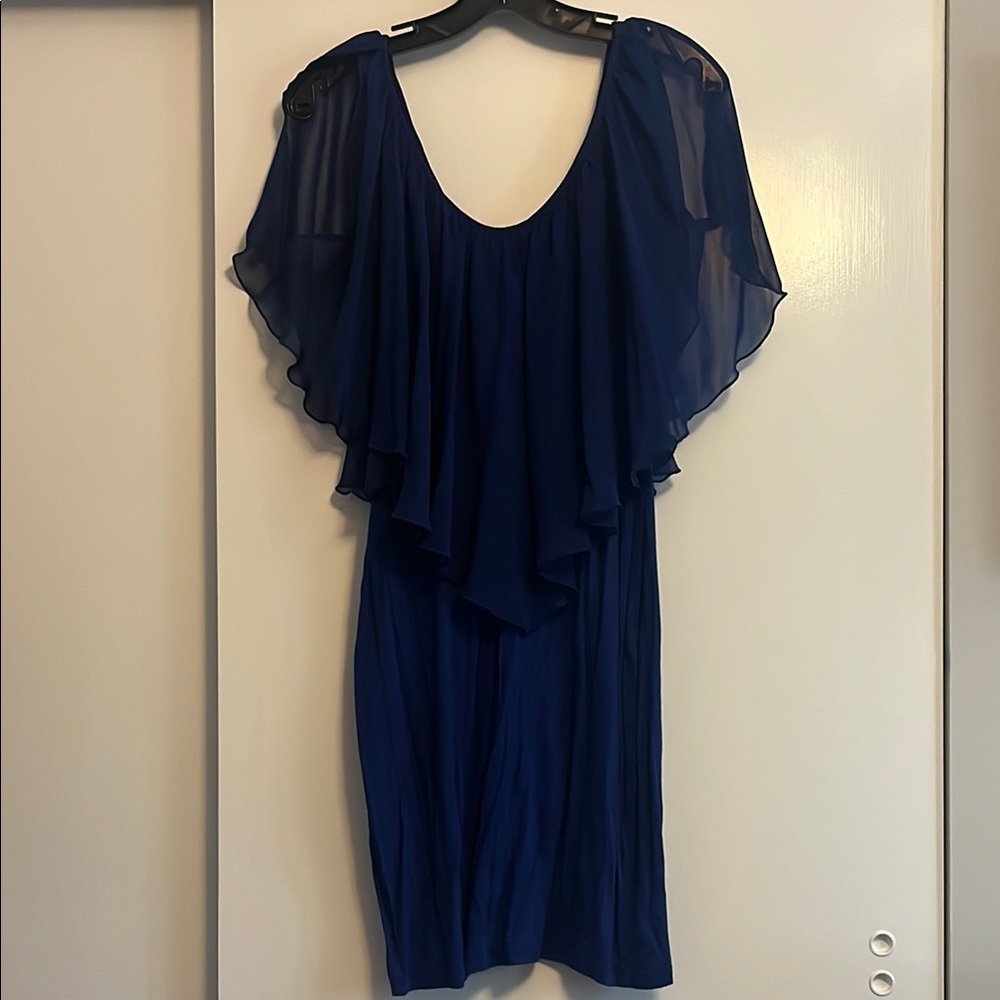 Elegant Blue Women's Dress